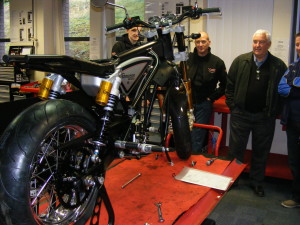 Another Commando nearing completion on 21st January 2014. The staff at Norton made us all very welcome.