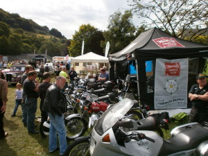 Hebden Bridge Show August 2015, 13 bikes attended the event.